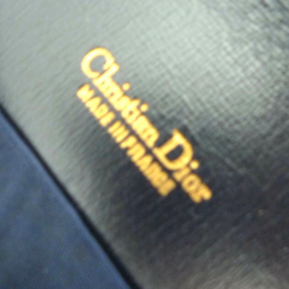 Vintage Christian Dior France Black Patent Leather - Picture 5 of 6